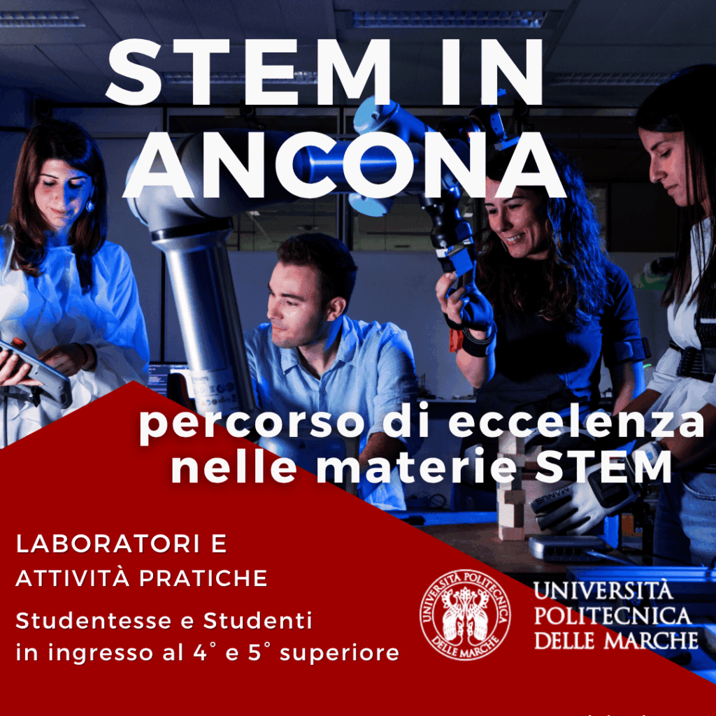 Percorso di eccellenza nelle materie STEM: 40 studentesse e studenti che a settembre entreranno nelle ultime due classi delle scuole superiori, 10 giornate di formazione con attività innovative per interagire in maniera creativa con le materie scientifiche e scoprire il fascino della scienza. Iscrizioni entro il 25 maggio 2026.