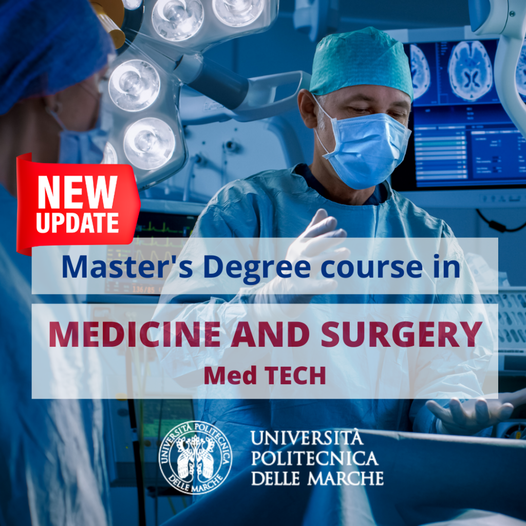 Competition for admission to single-cycle master's degree course in Medicine and Surgery (Med-Tech)
