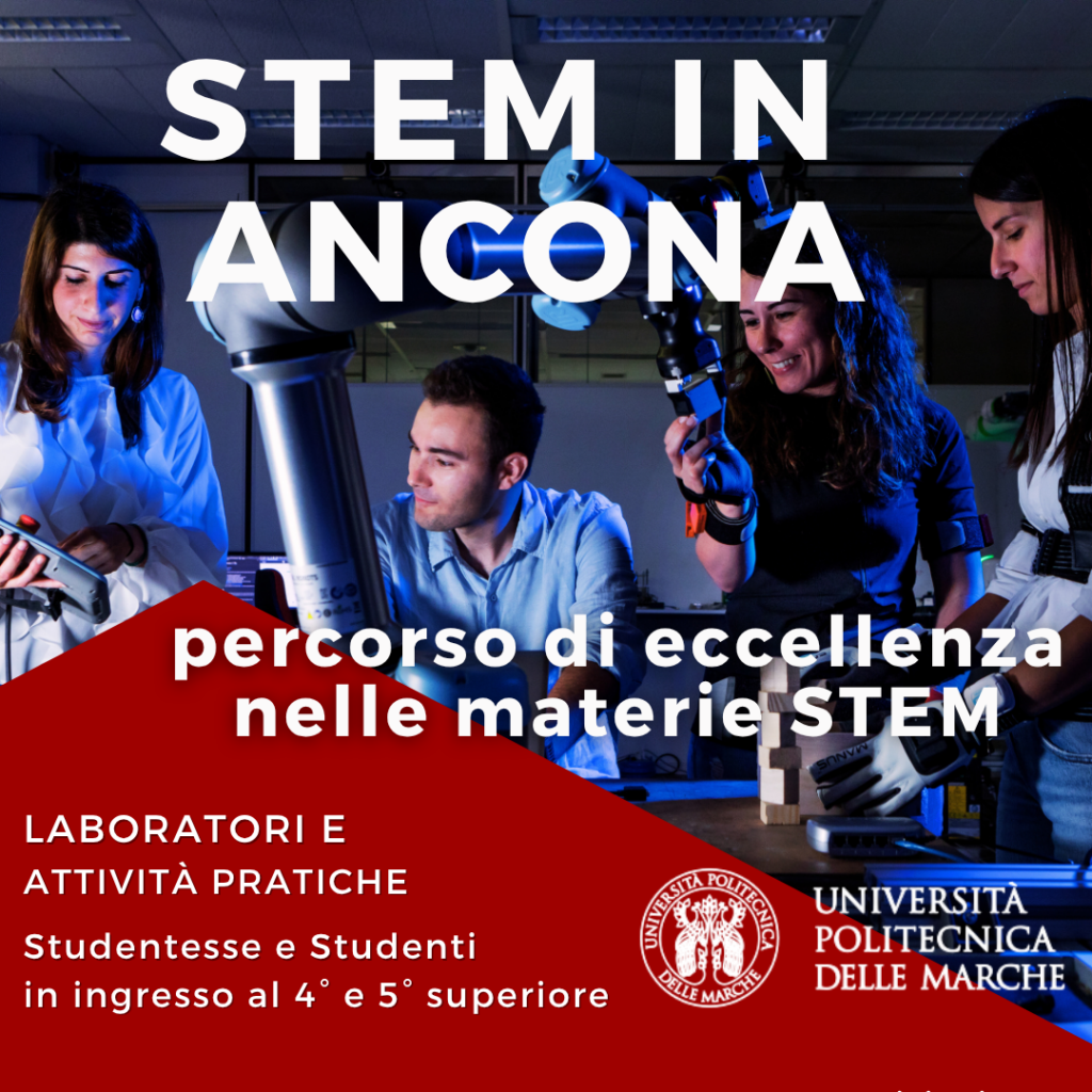 Percorso di eccellenza nelle materie STEM: 40 studentesse e studenti che a settembre entreranno nelle ultime due classi delle scuole superiori, 10 giornate di formazione con attività innovative per interagire in maniera creativa con le materie scientifiche e scoprire il fascino della scienza. Iscrizioni entro il 25 maggio 2026.